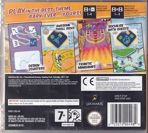 Thrillville Off the Rails - Nintendo DS (A Grade) (Used)